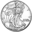 1998 American Silver Eagle .999 Fine Silver Uncirculated Us 1998